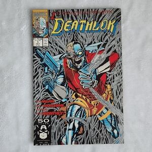 DEATHLOK #1 Marvel Comic Book (Vol 2, 1991) 1st Solo Issue Michael Collins VG/G